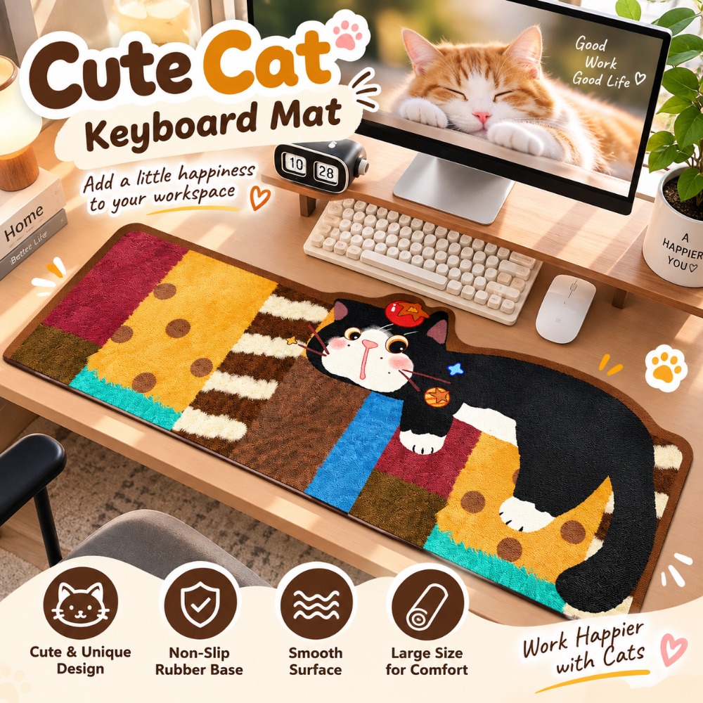 Laptop Accessories Writing Pad - لوحة ماوس مطاطية كبيرة الحجم بنقشة