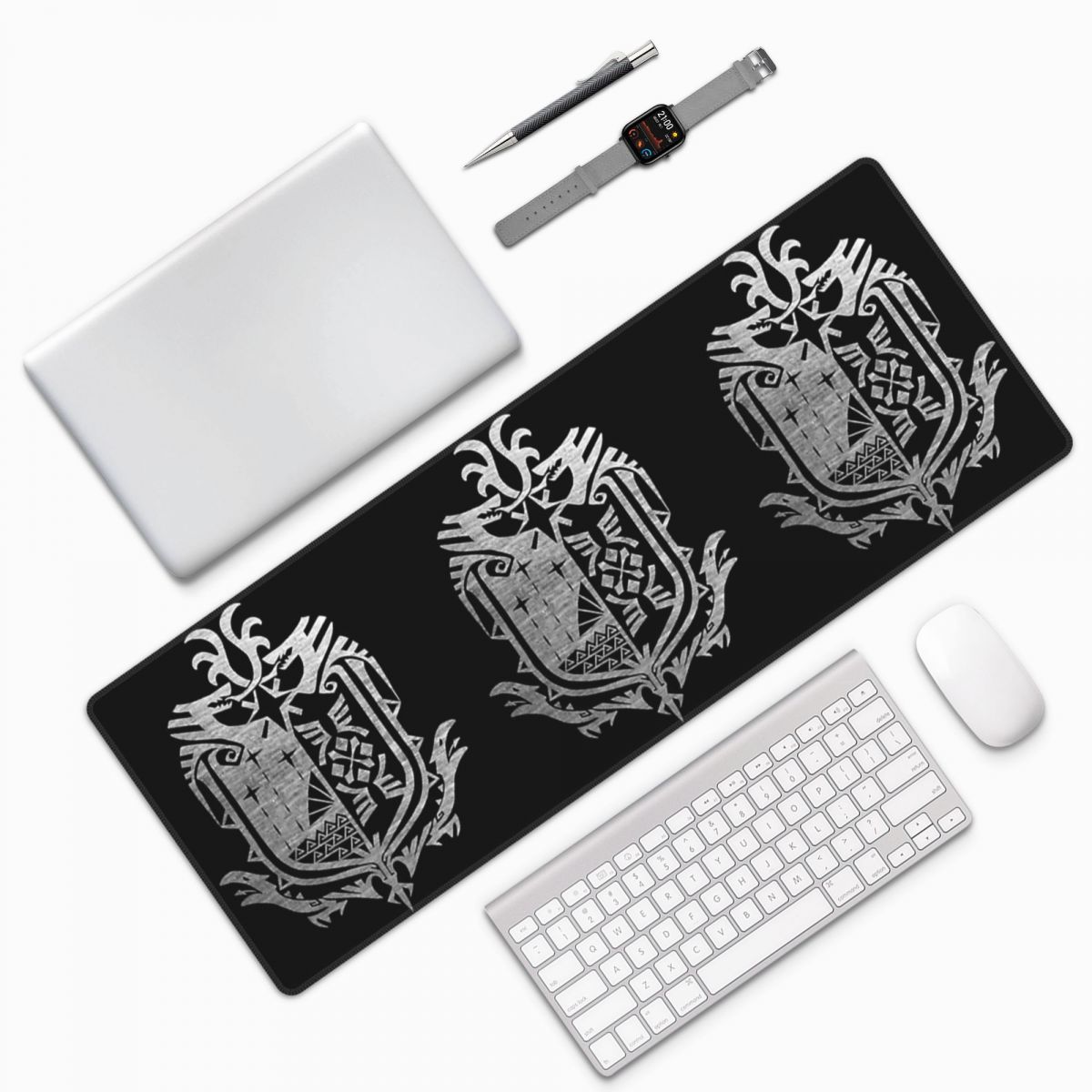 Laptop Accessories World - بساط فأرة كبير من مونستر هانتر