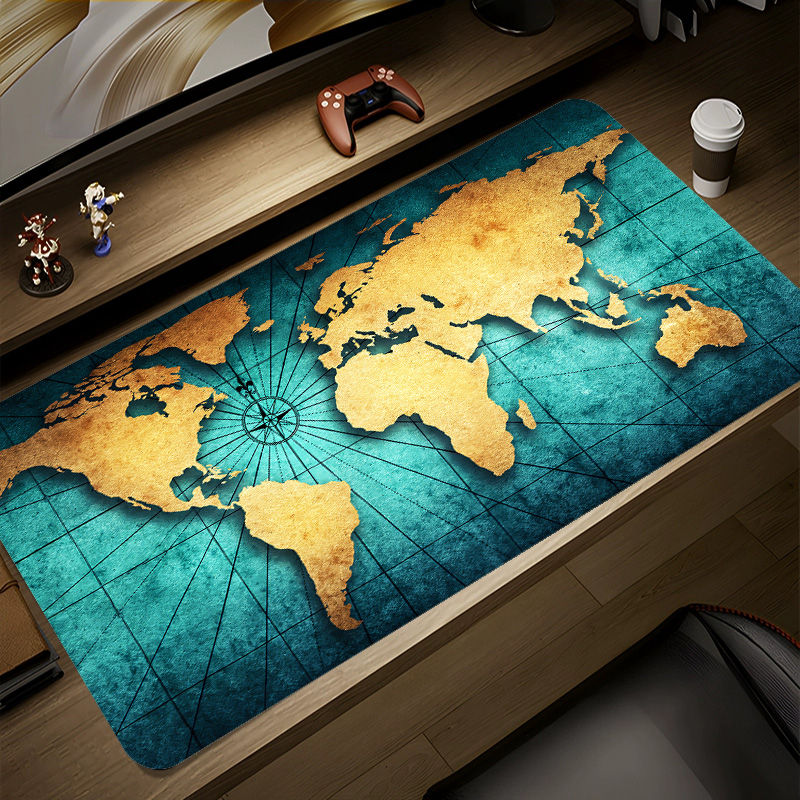 لوحة ماوس بتصميم خريطة العالم، - مراجعة Laptop Accessories World وسعره