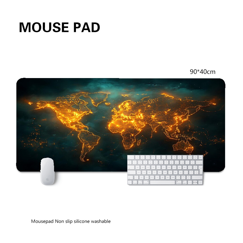لوحة ماوس بتصميم خريطة العالم، - مراجعة Laptop Accessories World وسعره