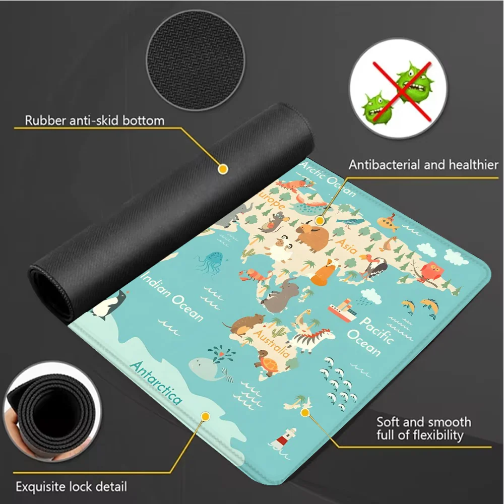 لوحة ماوس ألعاب خريطة العالم ب - مراجعة Laptop Accessories World وسعره