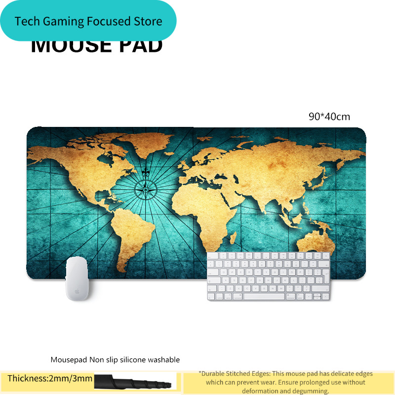 لوحة ماوس بتصميم خريطة العالم، - مراجعة Laptop Accessories World وسعره