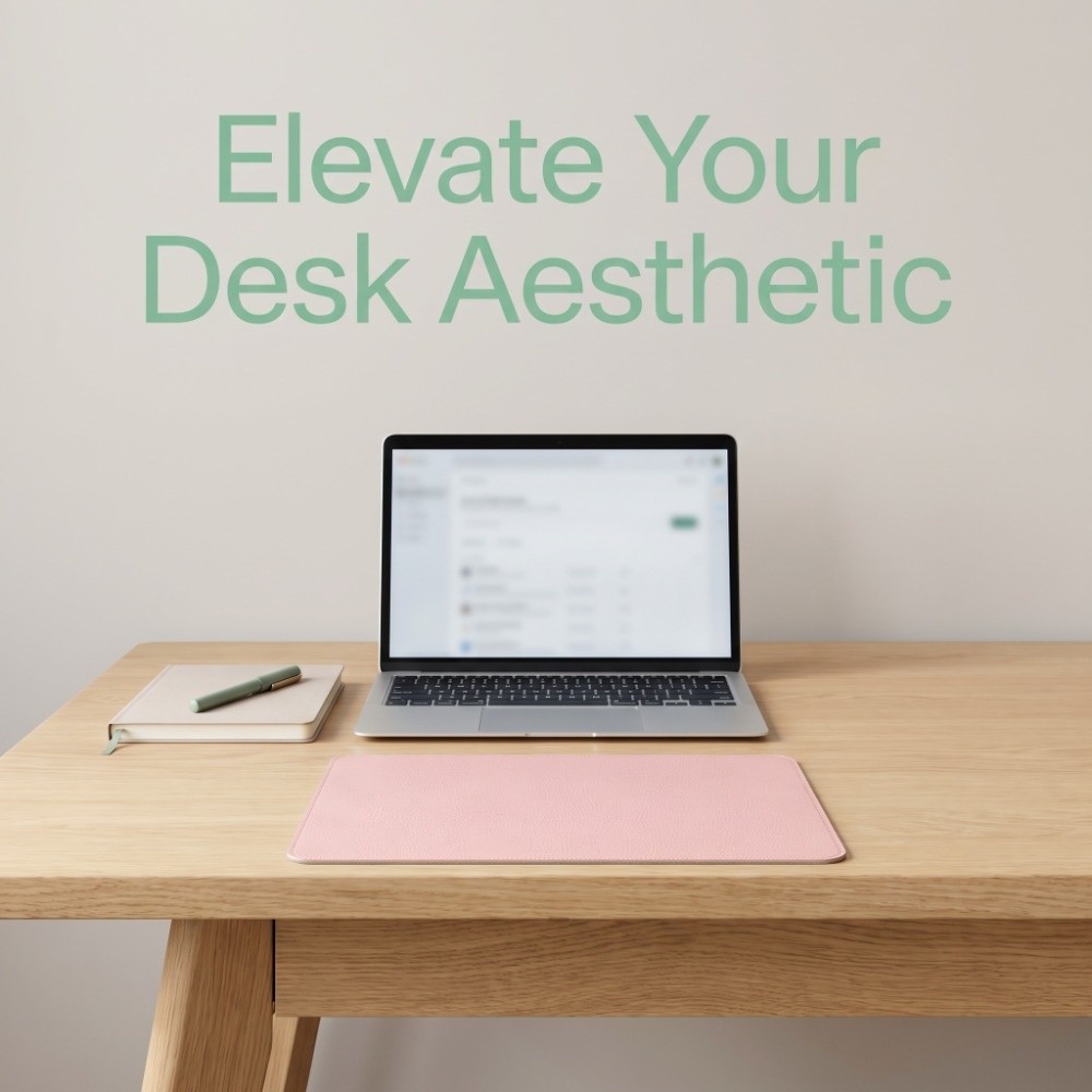 وسادة فأرة جلدية متناسقة الألو - مراجعة Laptop Accessories Writing Pad وسعره
