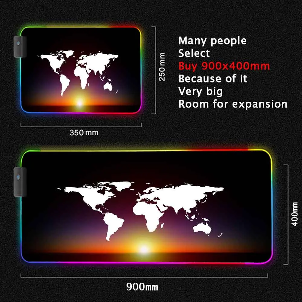World Map Mouse Pad Gaming Mou - مراجعة Laptop Accessories World وسعره