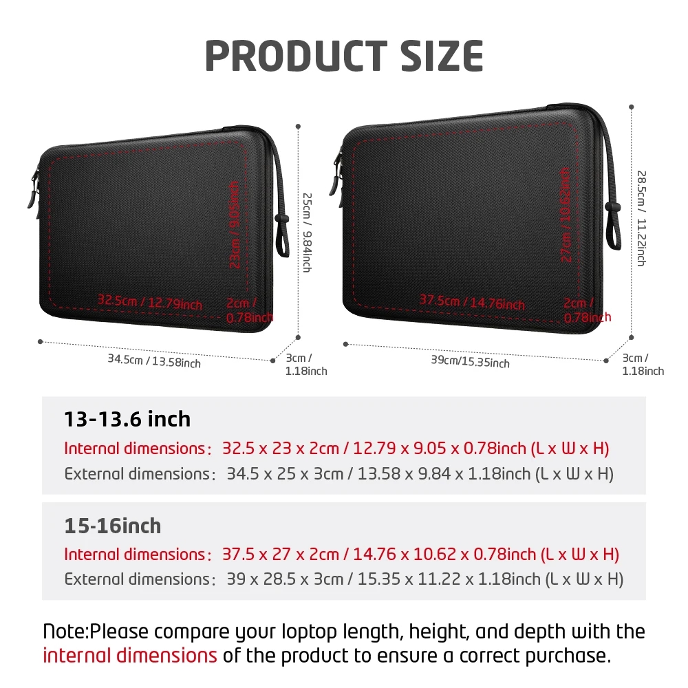 حقيبة حماية للابتوب مقاس 13 و1 - مراجعة Laptop Accessories Sleeve وسعره
