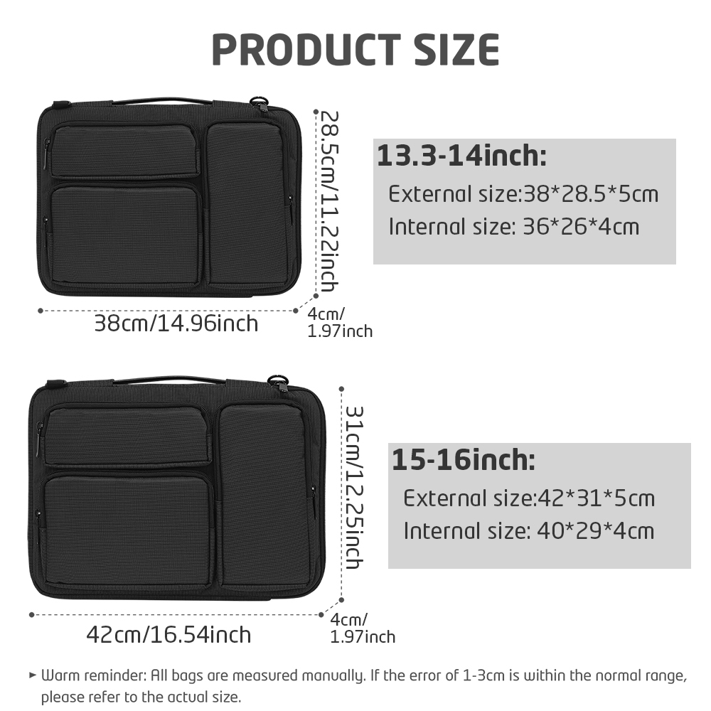 حقيبة لابتوب 13 14 15.6 بوصة ل - مراجعة Laptop Accessories Pouch وسعره