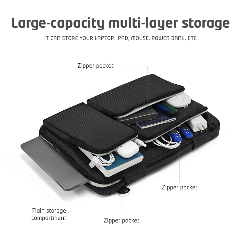 حقيبة لابتوب 13 14 15.6 بوصة ل - مراجعة Laptop Accessories Pouch وسعره