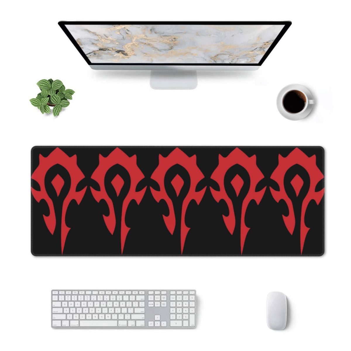 بساط فأرة كبير بشعار World Of  - مراجعة Laptop Accessories World وسعره