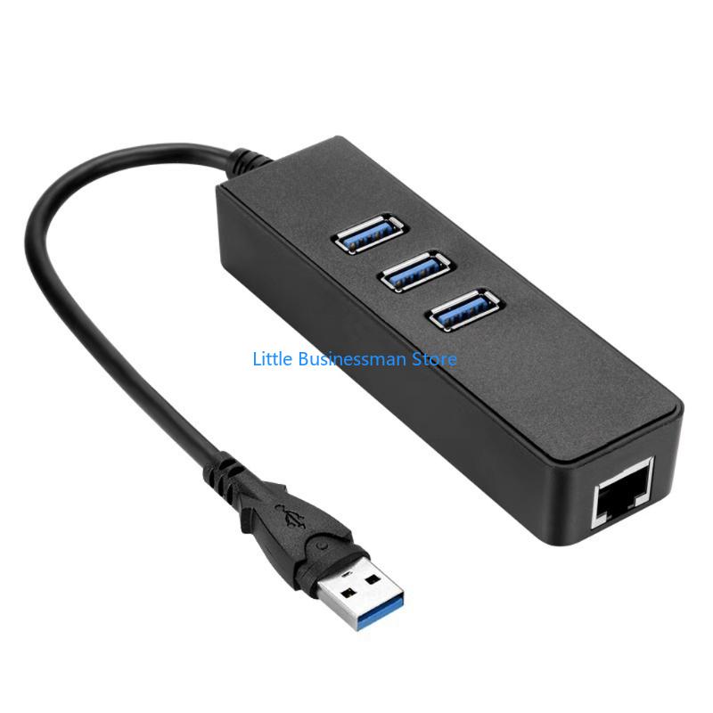 محول USB Ethernet مزود بثلاثة  - مراجعة Laptop Accessories That You Need وسعره