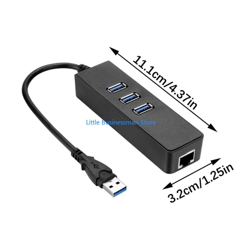 محول USB Ethernet مزود بثلاثة  - مراجعة Laptop Accessories That You Need وسعره