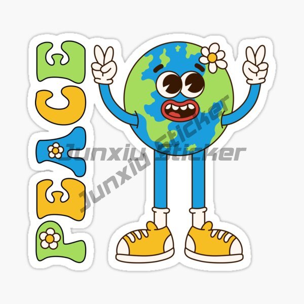 ملصق AN IDEA WORLD PEACE للدرا - مراجعة Laptop Accessories World وسعره