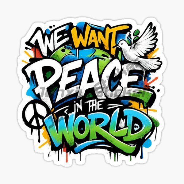 ملصق AN IDEA WORLD PEACE للدرا - مراجعة Laptop Accessories World وسعره