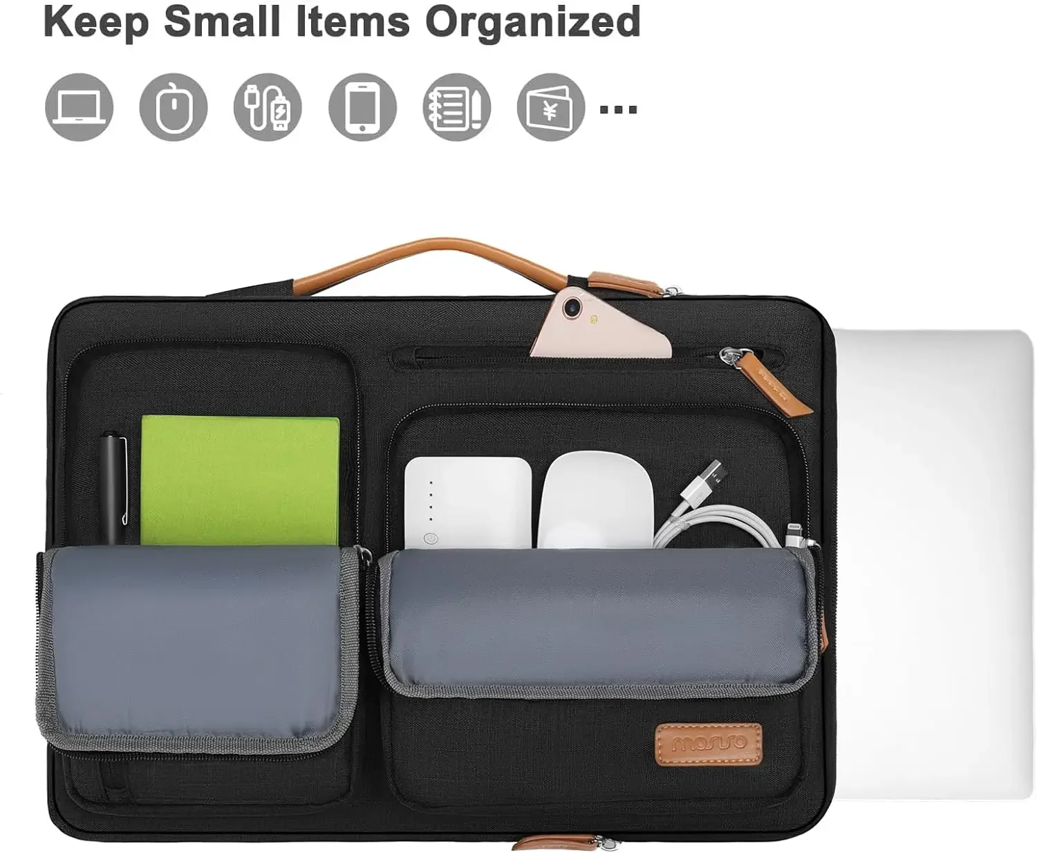 كمبيوتر محمول 9 11 12.9 13 14  - مراجعة Laptop Accessories Pouch وسعره