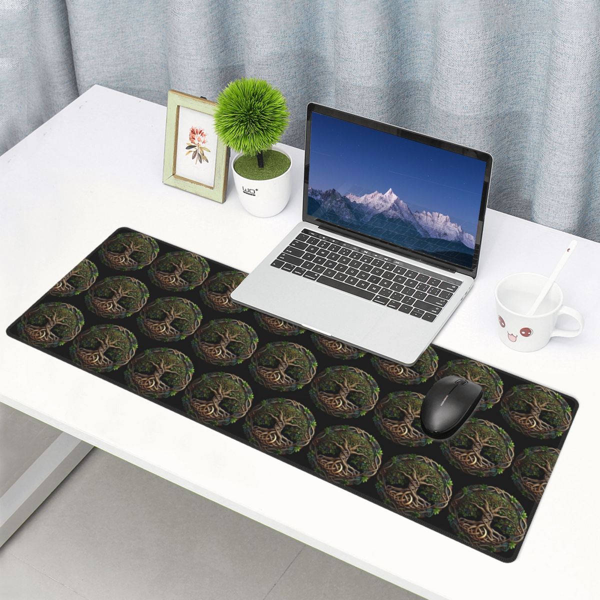 بساط فأرة كبير بتصميم شجرة الح - مراجعة Laptop Accessories World وسعره